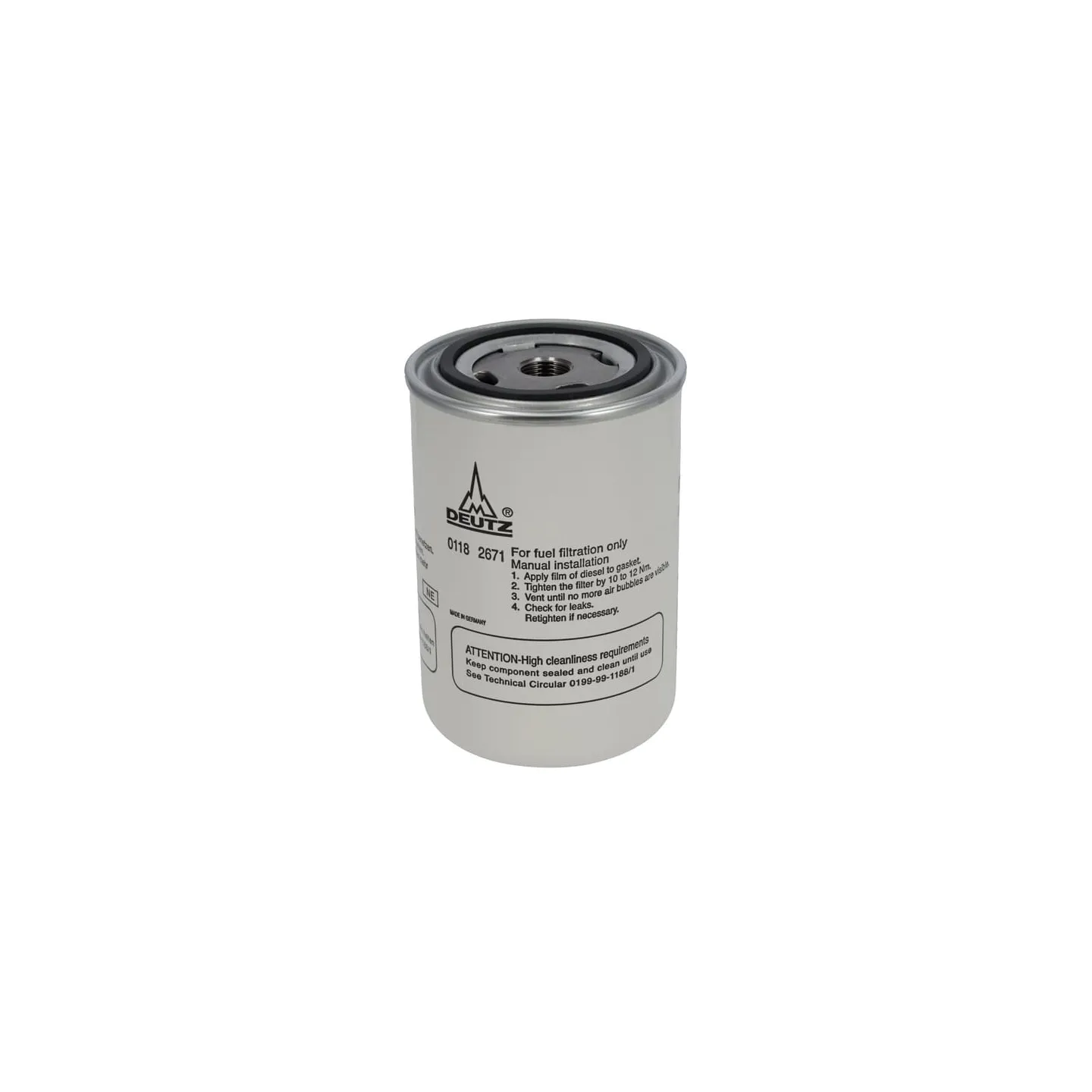 Uzgriežams degvielas filtrs 01182671 DEUTZ