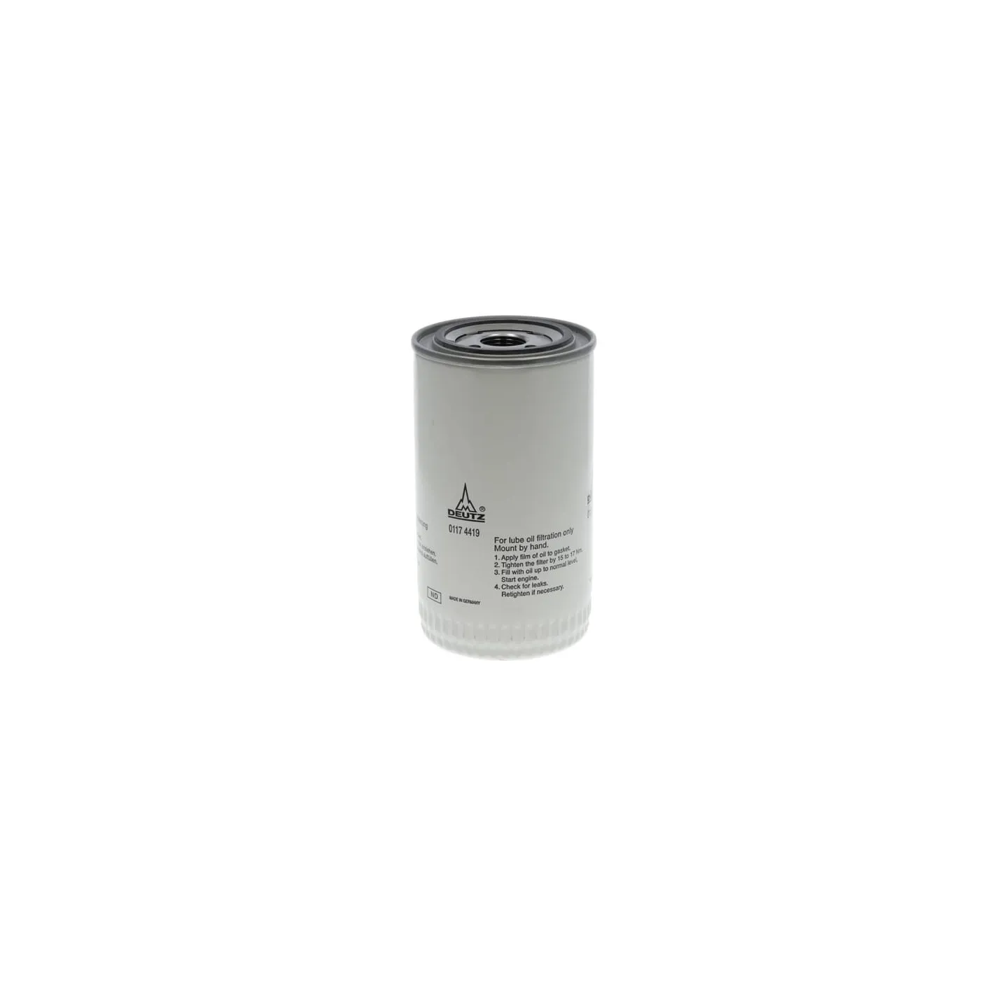 Izgrieziet eļļas filtru 01174419 DEUTZ