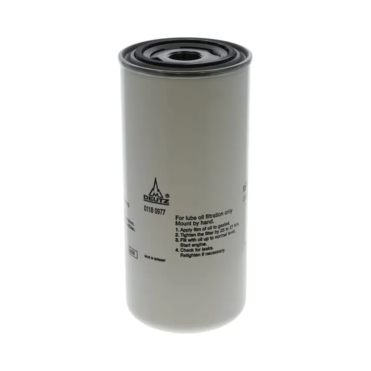 Izgrieziet eļļas filtru 01180977 DEUTZ