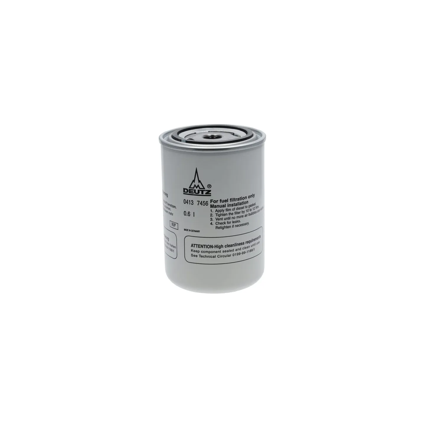 Spin-On fuel filter  04137456 DEUTZ