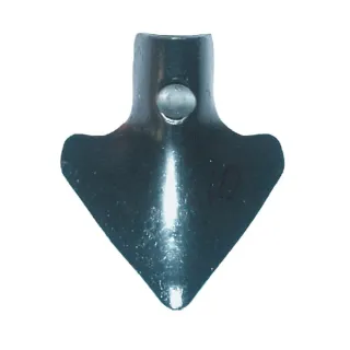 Duckfoot Point 120x105x4mm 1 hole  101000644 Kongskilde 01000644
