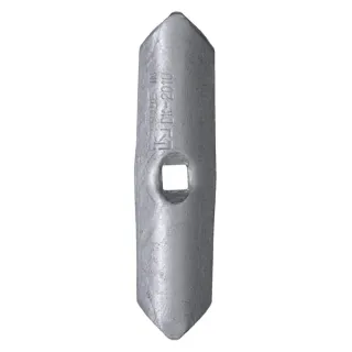 Kultivatora smaile 135x35x6mm 1 caurums, reversīvs piemērots 101003074 Kongskilde