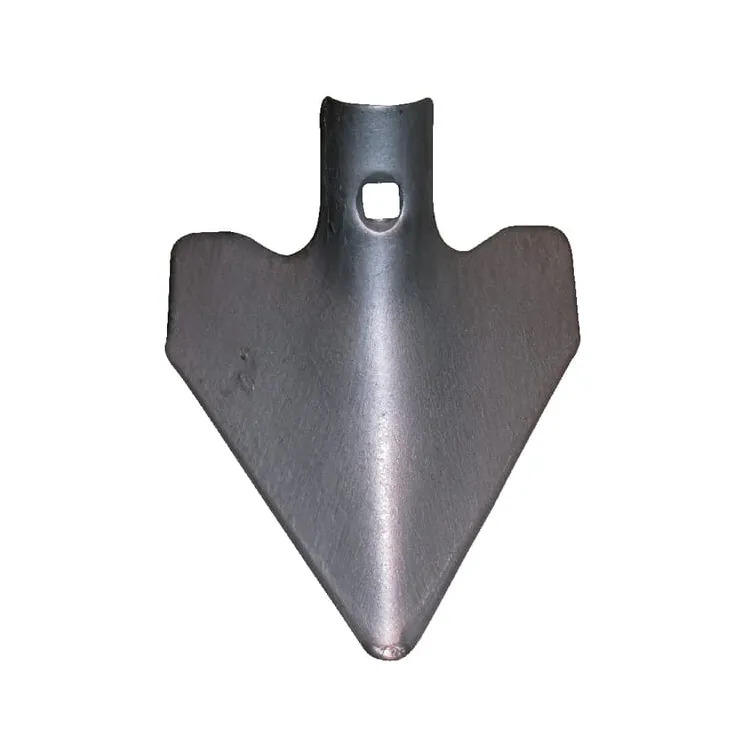 Duckfoot Point 140x135x3mm 1 hole suitable for   101017804 Kongskilde 101155511
