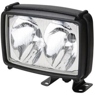 Darba gaisma Halogēns, 55/70W, taisnstūrveida, 12/24V, caurspīdīgs, skava, 158x127x162mm, 1GA006991051 Hella