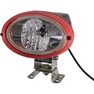 Darba gaisma Xenon, 42W, ovāls, 12V, caurspīdīgs, 160x134x166mm AMP spraudnis, 1GA996461311 Hella