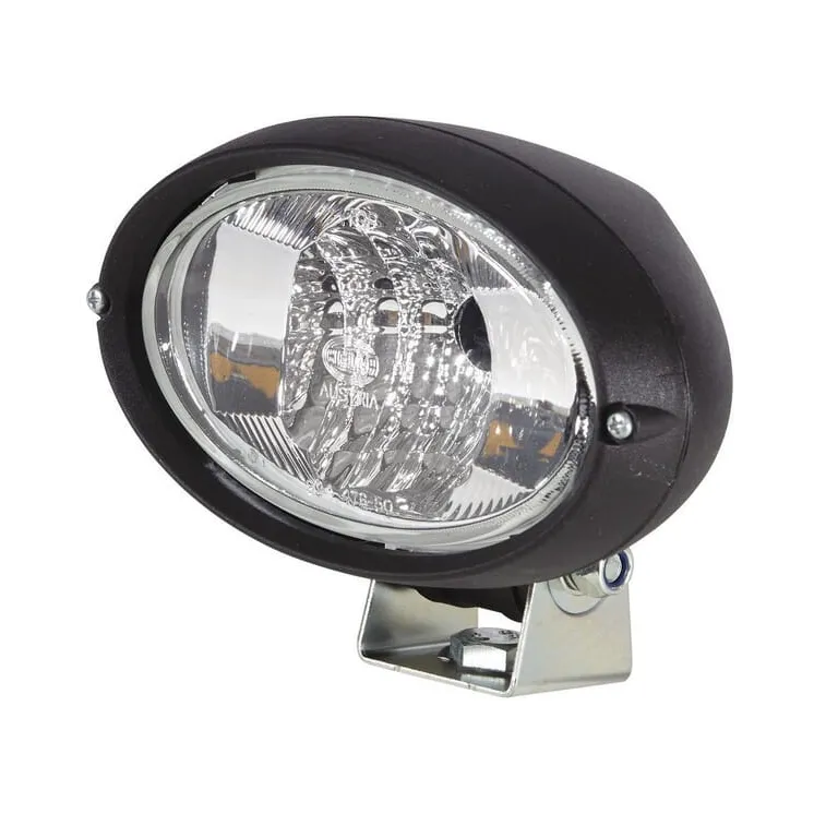 Work light Halogen, 55/70W, oval, 12/24V, transparent, 160x78x128mm,   1GA996361501 Hella