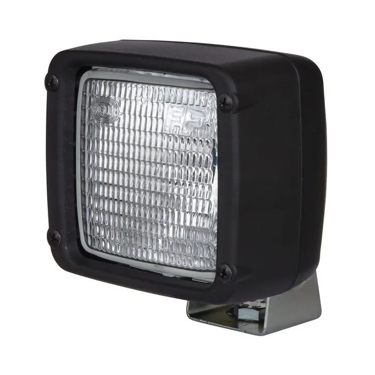 Work light Halogen, square, 12/24V, white, 112x97x126.5mm, AMP/Blade terminal sleeve, Ultrabeam by   1GA007506001 Hella