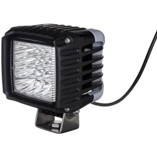 Work light LED, 43W, 3000lm, square, 12/24V, transparent, bolt on, 114.5x109.9x144.8mm, 16 LED's,   1GA996192011 Hella