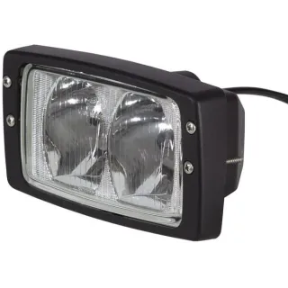 Darba gaisma Halogēns, 55/70W, taisnstūrveida, 12/24V, caurspīdīgs, 182x102mm AMP spraudnis, 1GB996080021 Hella