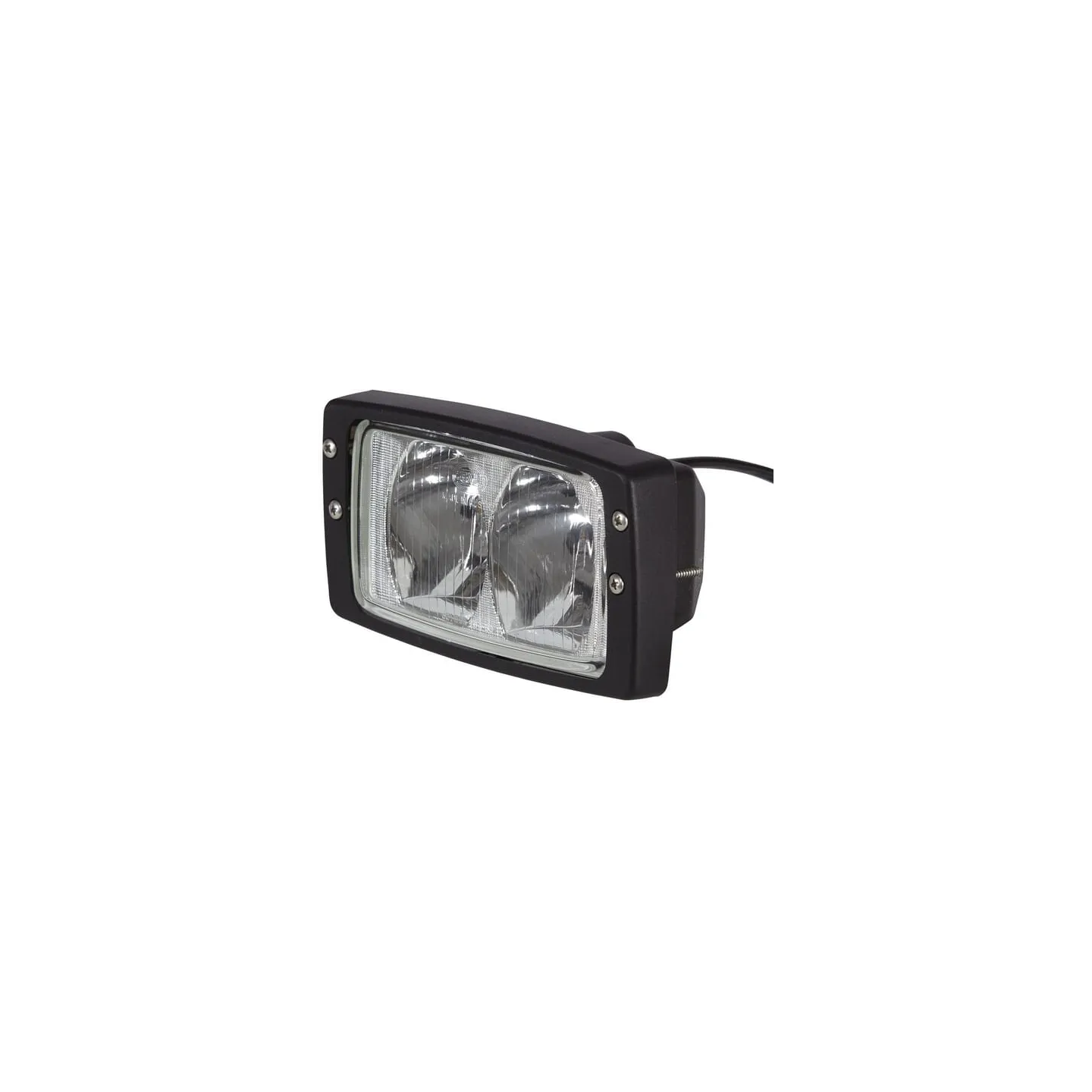 Work light Halogen, 55/70W, rectangular, 12/24V, transparent, 182x102mm AMP plug,   1GB996080021 Hella
