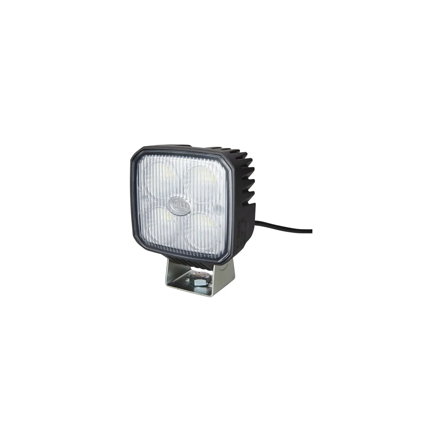 Work light LED, 1000lm, square, 12/24V, white, 122x53x95mm, clamp, Flood, 4 LED's,   1GA996284002 Hella