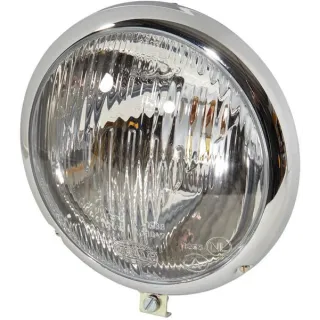Priekšējais lukturis halogēns, apaļš, 12V, balts, korpuss: sudrabs, 148mm, 1S3001442001 Hella