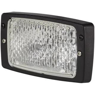Darba gaisma Halogēns, 55/70W, taisnstūrveida, 12/24V, caurspīdīgs, 182x103x102mm AMP spraudnis, 1GB006213111 Hella 1GB006213117