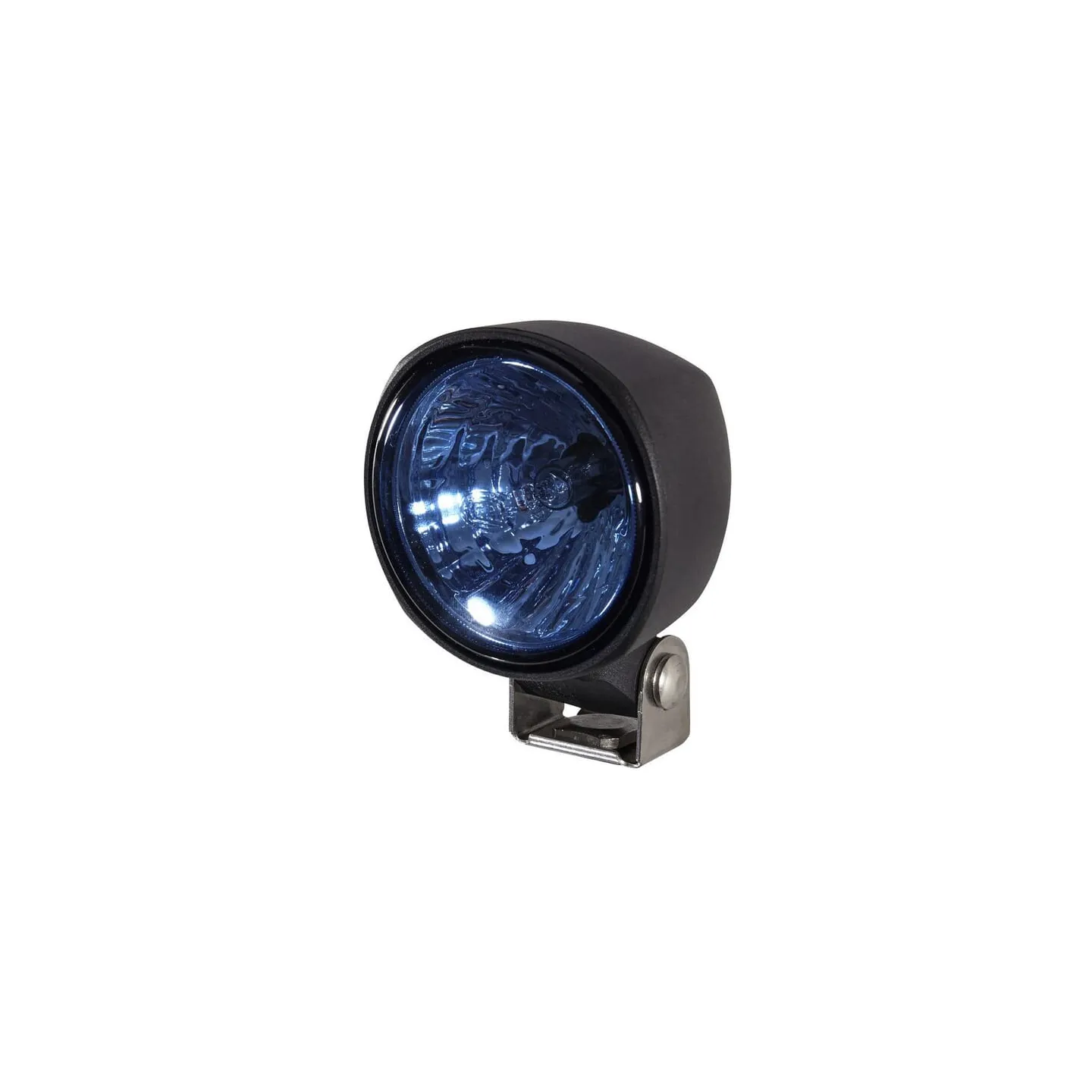 Work light Halogen, 65W, round, 12V, blue, bolt on, 83x87x111mm,   1G0996176671 Hella