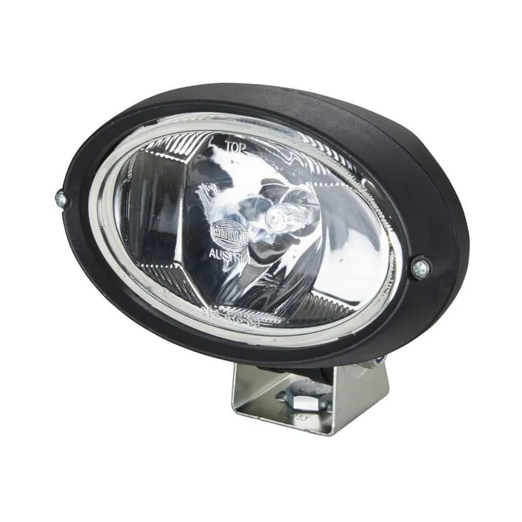 Work light Halogen, 55W, 1150lm, oval, 12V, transparent, bolt on, 160x78x128mm AMP plug,   1GA996161281 Hella