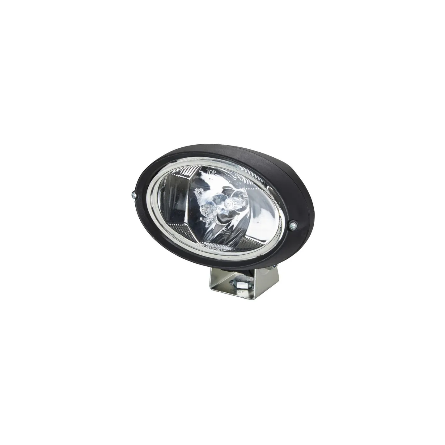 Work light Halogen, 55W, 1150lm, oval, 12V, transparent, bolt on, 160x78x128mm AMP plug,   1GA996161281 Hella