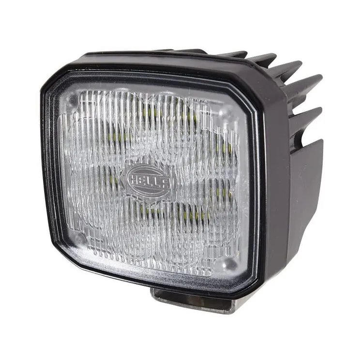 Work light LED, square, 12/24V, transparent/white,   1GA995606031 Hella 1GA996196031