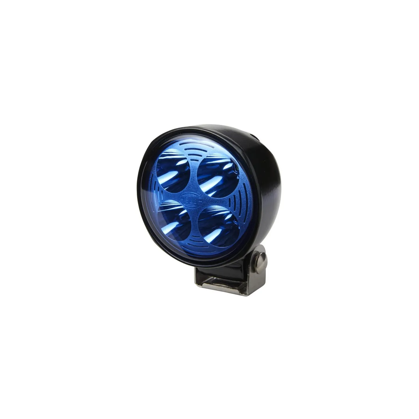 Darba gaismas LED, 800lm, apaļš, 12/24V, zils, pieskrūvējams, 110,4 mm, 4 LED, 1G0996276701 Hella
