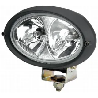 Darba gaisma Halogēna, ovāla, 12V, caurspīdīga, pieskrūvēta, 160x78x128mm AMP spraudnis, 1GA996161131 Hella
