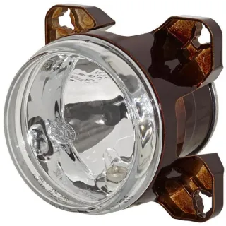 Priekšējais lukturis halogēns, apaļš, 12V, caurspīdīgs, 90mm, 1K0008191011 Hella