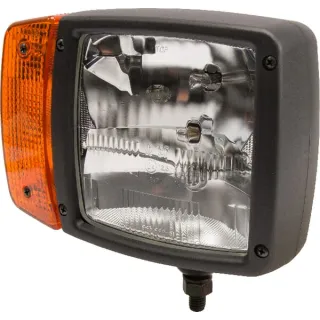 Priekšējais lukturis halogēns, taisnstūrveida, 24V, caurspīdīgs/dzintars, pieskrūvēts, 1SA996120041 Hella 1EA993975061