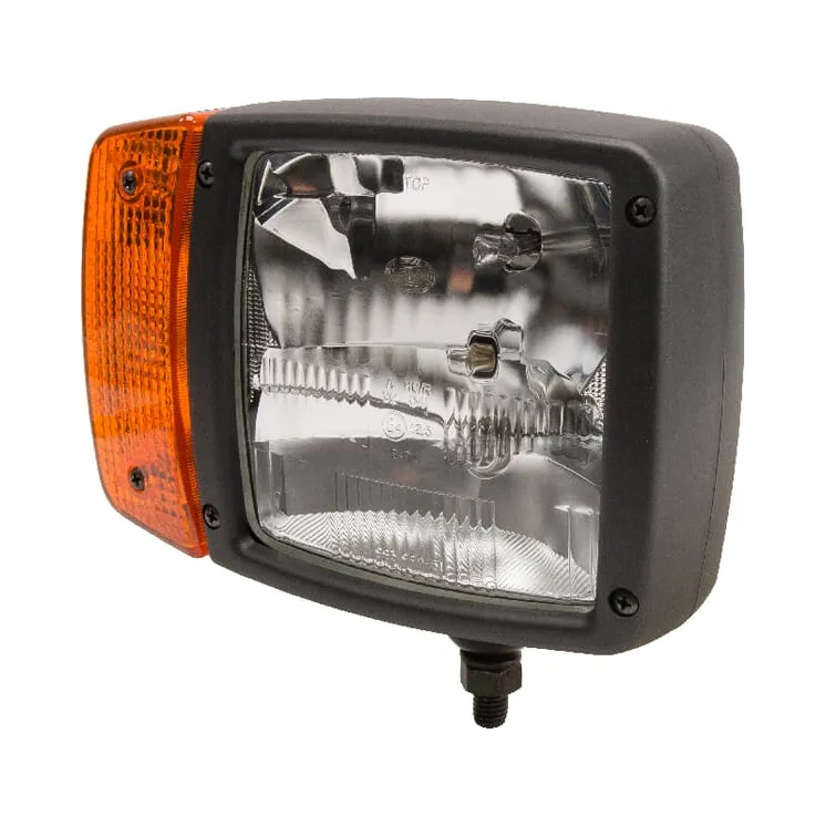 Priekšējais lukturis halogēns, taisnstūrveida, 24V, caurspīdīgs/dzintars, pieskrūvēts, 1SA996120041 Hella 1EA993975061