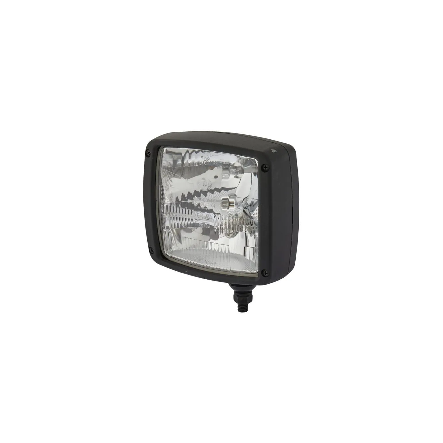 Headlight Halogen, rectangular, 12V, transparent/yellow, bolt on,   1SA996120801 Hella 1EA996127001