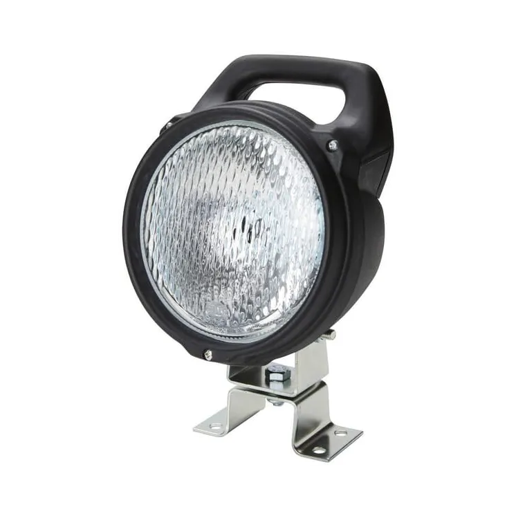 Work light Halogen, 55/70W, round, 12/24V, transparent/white, clamp,  168mm,   1G4003470001 Hella