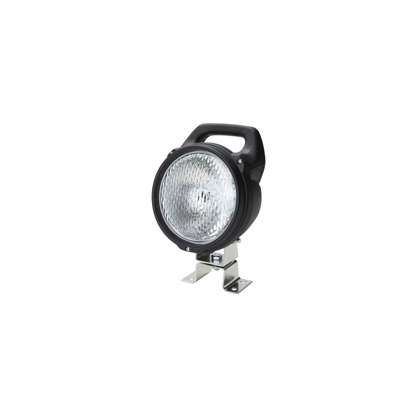 Work light Halogen, 55/70W, round, 12/24V, transparent/white, clamp,  168mm,   1G4003470001 Hella