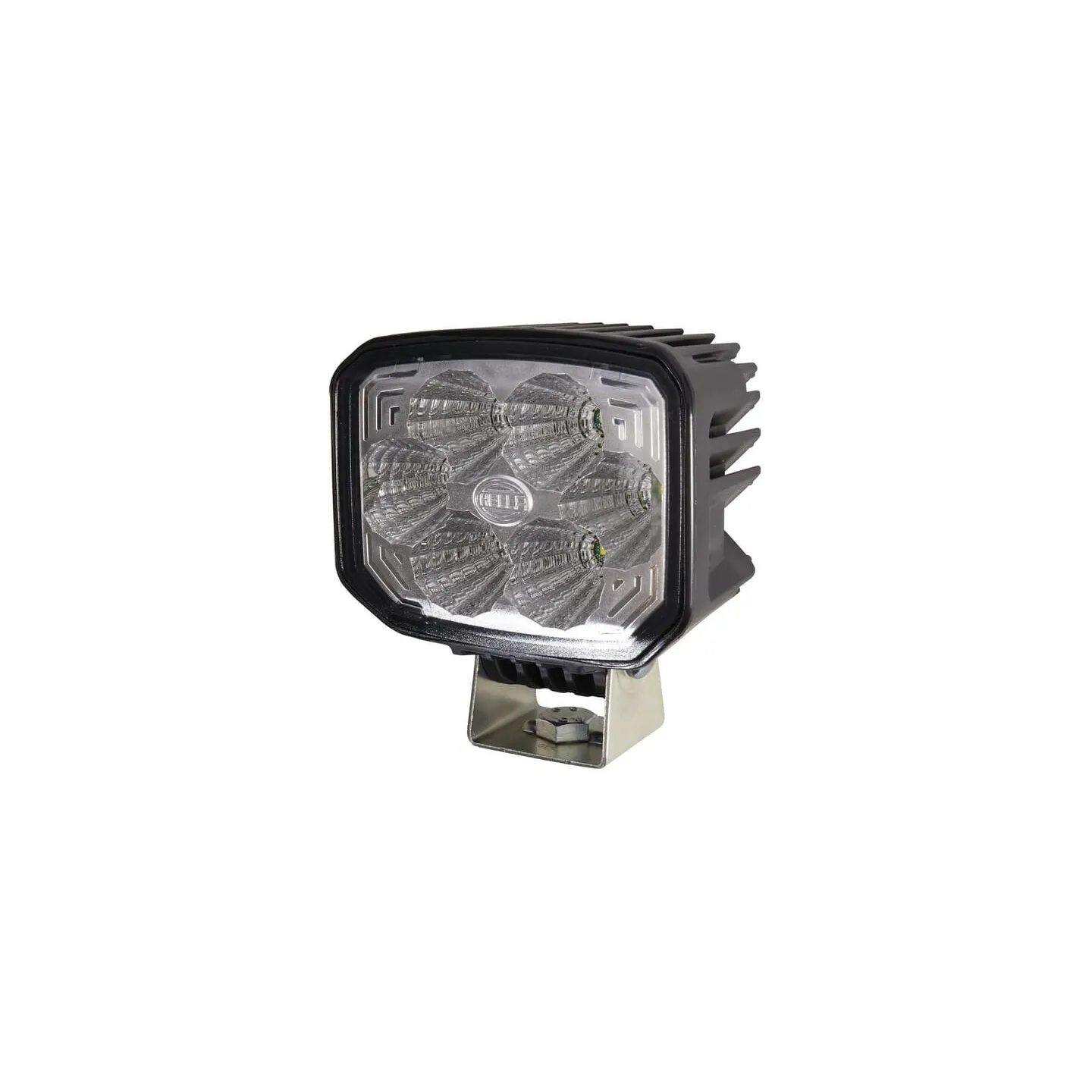 Work light LED, 12W, 1000lm, rectangular, 12/24V, transparent, clamp, 6 LED's,   1GA996188511 Hella