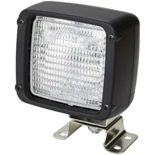 Work light Halogen, rectangular, 12/24V, white, clamp, 112x139x152mm, AMP/Blade terminal sleeve, Ultrabeam by   1GA007506011 Hel