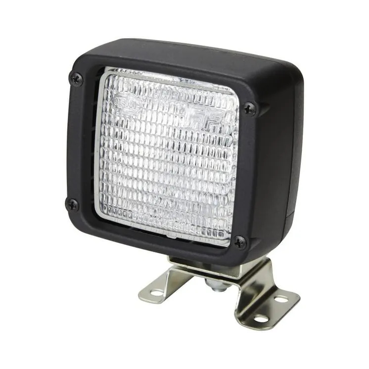 Work light Halogen, rectangular, 12/24V, white, clamp, 112x139x152mm, AMP/Blade terminal sleeve, Ultrabeam by   1GA007506011 Hel