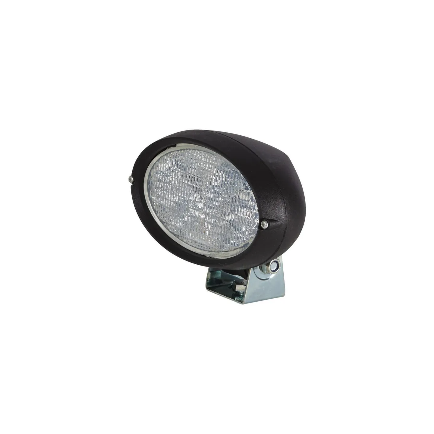 Work light Halogen, 55W, oval, 12V, transparent/white, bolt on, 160x78x128mm AMP plug,   1GA996161291 Hella