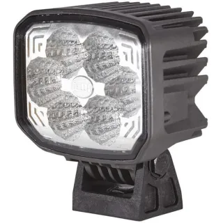 Work light LED, 26W, 1850lm, rectangular, 12/24V, transparent Deutsch plug, 6 LED's,   1GA996488011 Hella