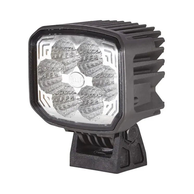 Work light LED, 26W, 1850lm, rectangular, 12/24V, transparent Deutsch plug, 6 LED's,   1GA996488011 Hella