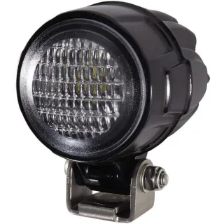 Work light LED, 15W, 800lm, round, 9/12/24/33/50V, white, bolt on, 82x88mm Deutsch plug, 1 LED,   1G0995050001 Hella