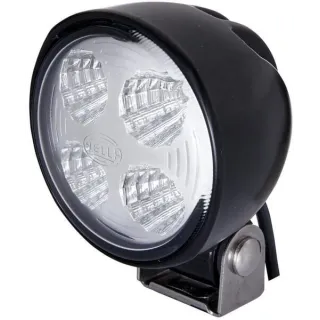 Work light LED, 800lm, round, 12/24V, transparent, bolt on,  83mm, 4 LED's,   1G0996276451 Hella 1G0996176721 1GA996176701