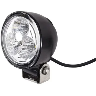 Darba gaisma LED, 1800lm, apaļa, 12/24V, balta, 83mm, Punktu stars, 3 LED, 1G0996476011 Hella