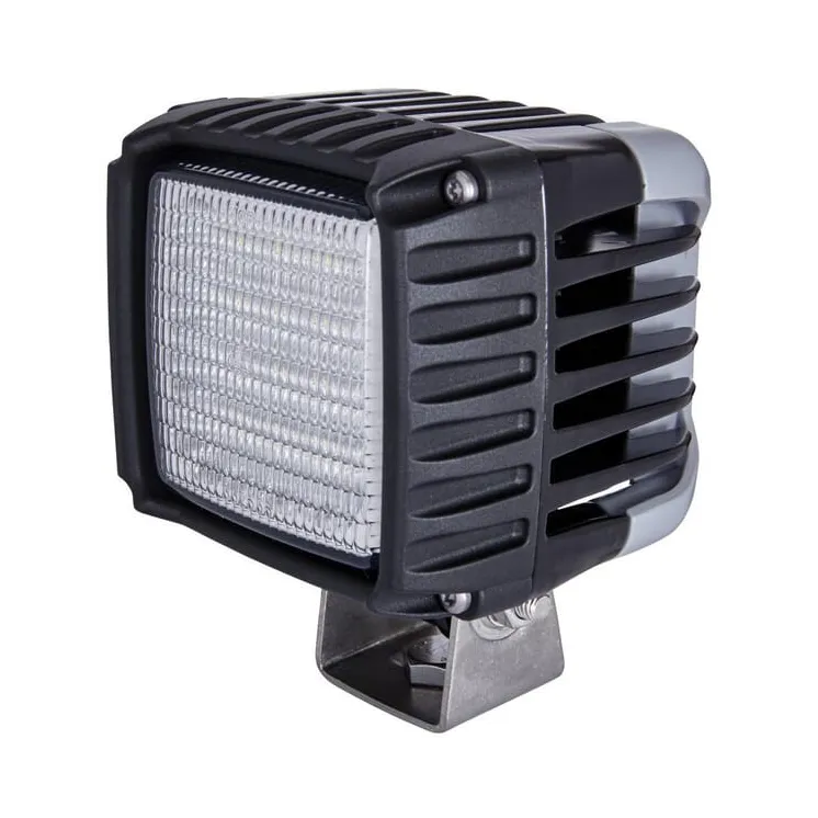 Work light LED, 43W, 3000lm, rectangular, 24V, transparent, bolt on, 115x110x145mm, 16 LED's,   1GA996192001 Hella