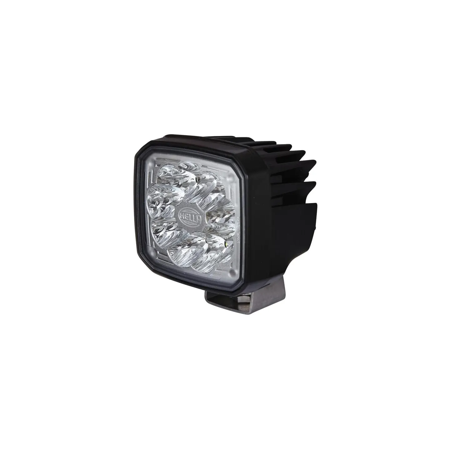 Work light LED, 2000lm, square, 12/24V, transparent, 100x85mm Deutsch plug, 9 LED's,   1GA995506031 Hella