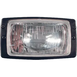 Priekšējais lukturis Halogēns, taisnstūrveida, 12/24V, caurspīdīgs, pieskrūvējams, 182x88x102mm, 1AD996018197 Hella