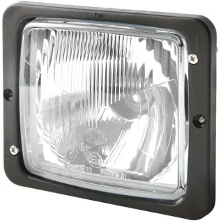 Priekšējais lukturis taisnstūrveida, 12/24V, caurspīdīgs, pieskrūvēts, 173x99x144mm, 1AA004109031 Hella