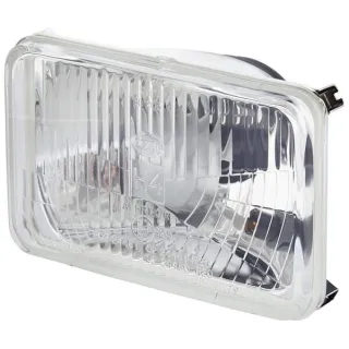 Headlight Halogen, rectangular, 12/24V, transparent, 167x107mm,   1AB003177071 Hella