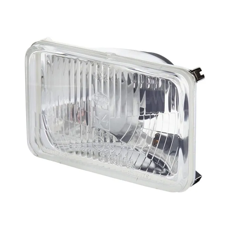 Priekšējais lukturis Halogēns, taisnstūrveida, 12/24V, caurspīdīgs, 167x107mm, 1AB003177071 Hella