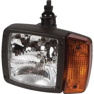 Priekšējais lukturis halogēns, LH taisnstūrveida, 24V, balts/dzintars, skava, 212x101x206mm, 1EA993975337 Hella
