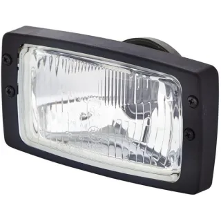 Priekšējais lukturis Halogēns, taisnstūrveida, 12V, caurspīdīgs, pieskrūvēts, 182x94x102mm AMP spraudnis, 1AB006213001 Hella