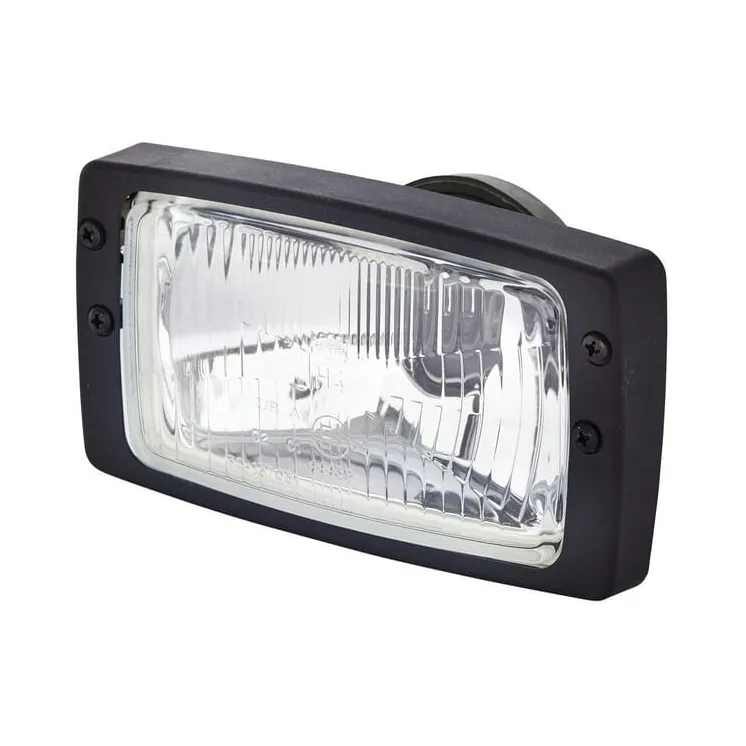 Priekšējais lukturis Halogēns, taisnstūrveida, 12V, caurspīdīgs, pieskrūvēts, 182x94x102mm AMP spraudnis, 1AB006213001 Hella