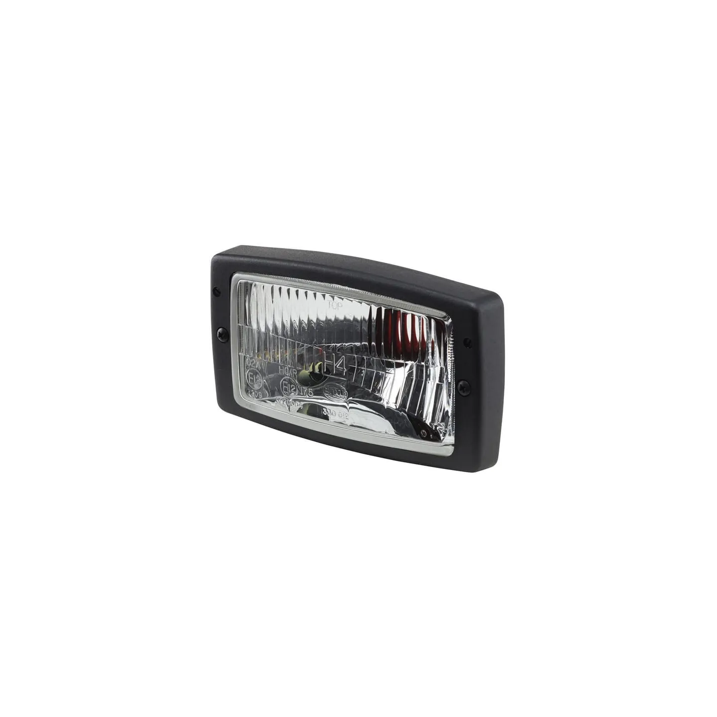 Headlight Halogen, rectangular, 12/24V, transparent, bolt on, 182x88x102mm,   1AD996018641 Hella