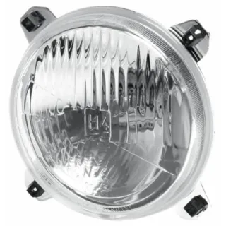 Headlight Halogen, round, 12V, transparent,  144.5mm,   1A3005649007 Hella 21003952111