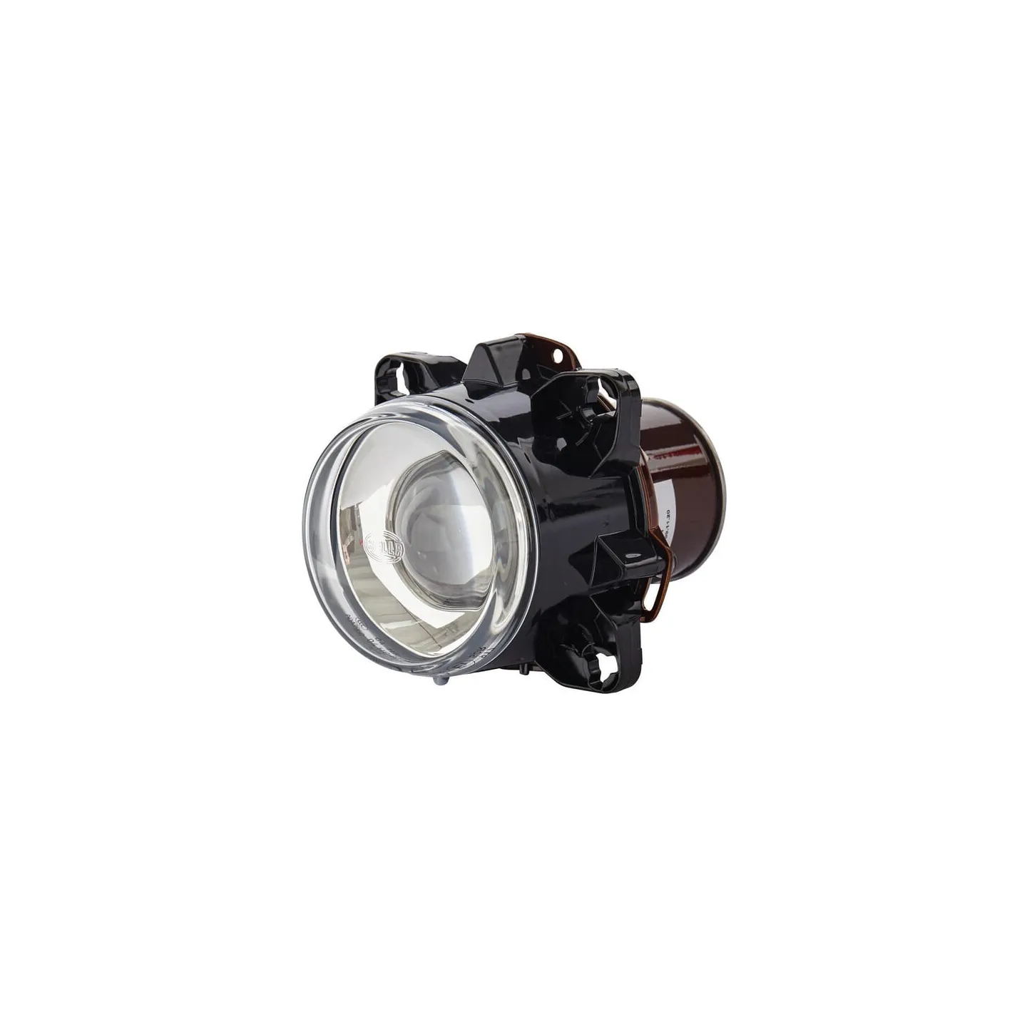 Headlight Halogen, round, 12V, transparent,  90mm,   1BL008193001 Hella